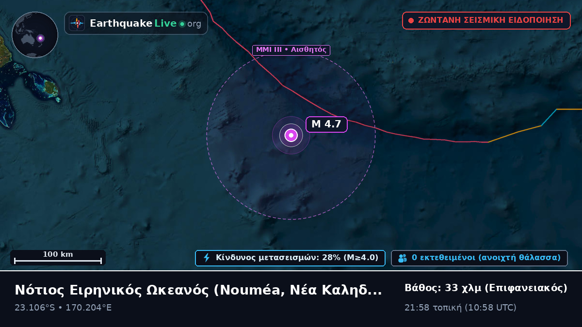 Νότιος Ειρηνικός Ωκεανός (Νέα Καληδονία)