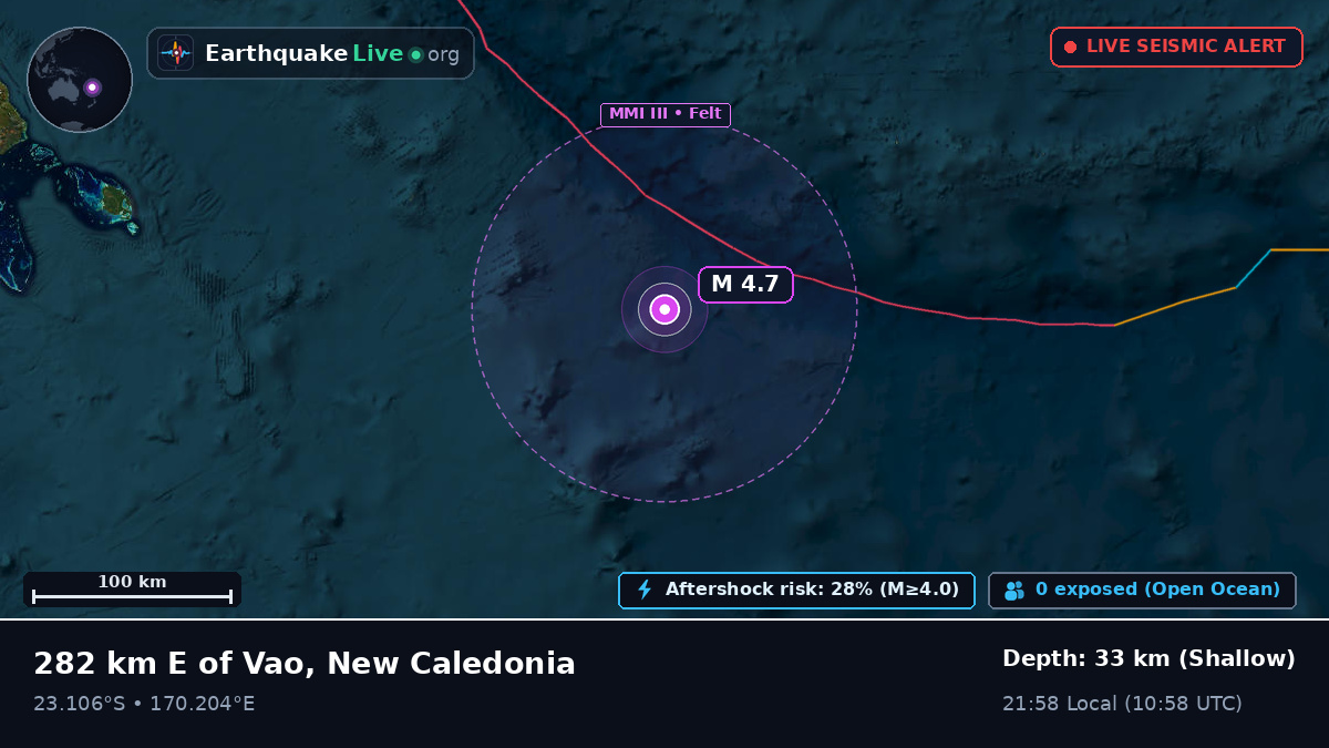South Pacific Ocean (New Caledonia)