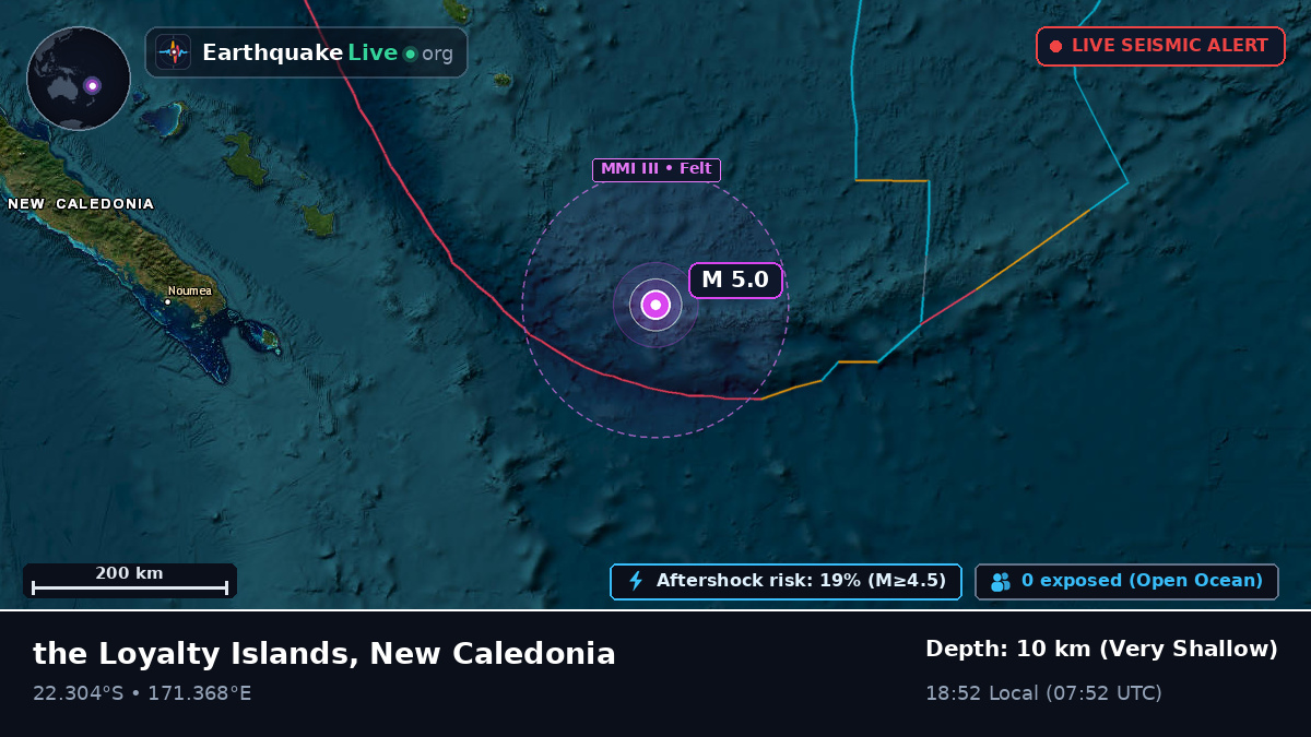 South Pacific Ocean (New Caledonia)