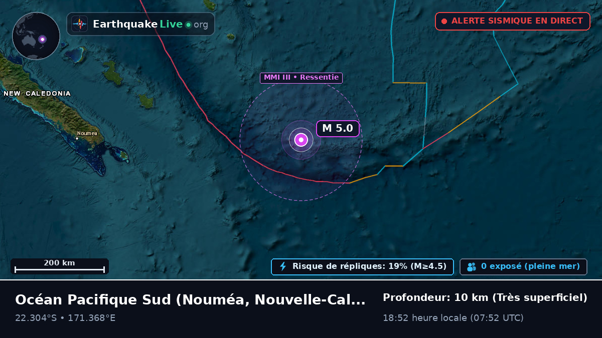 Océan Pacifique Sud (Nouvelle-Calédonie)