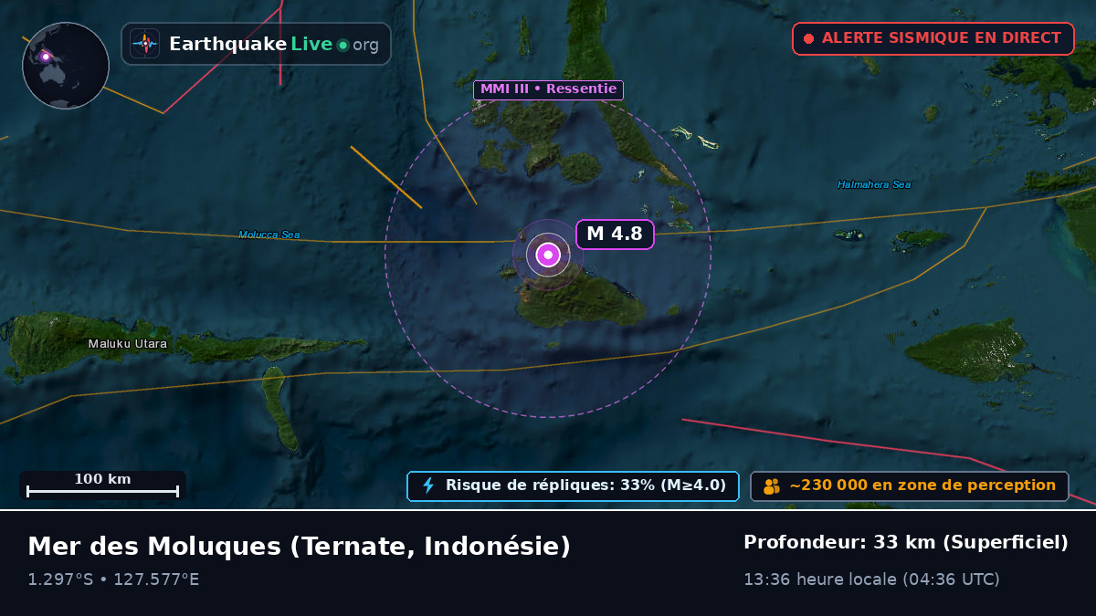 Mer des Moluques (Indonésie)