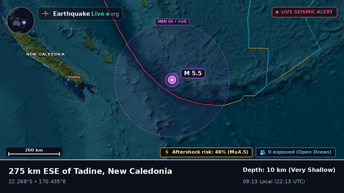 South Pacific Ocean (New Caledonia)