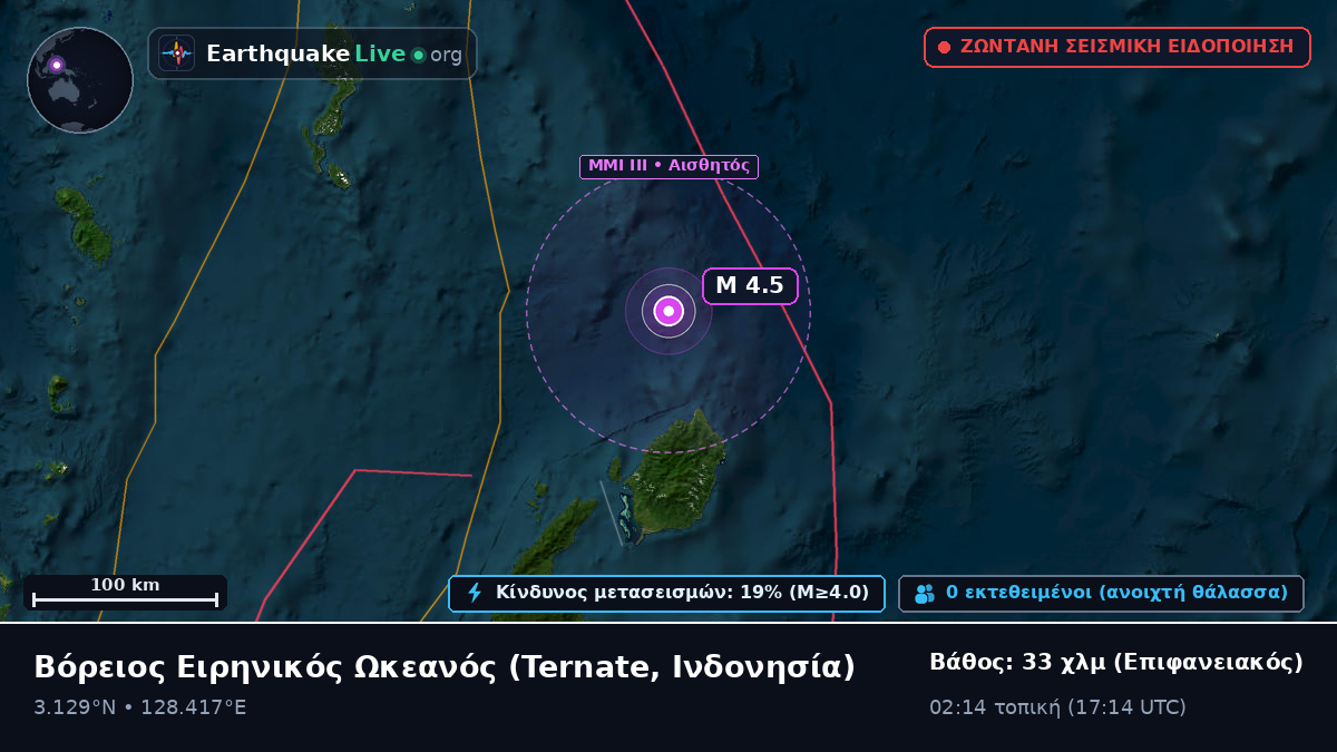 Βόρειος Ειρηνικός Ωκεανός (Ινδονησία)