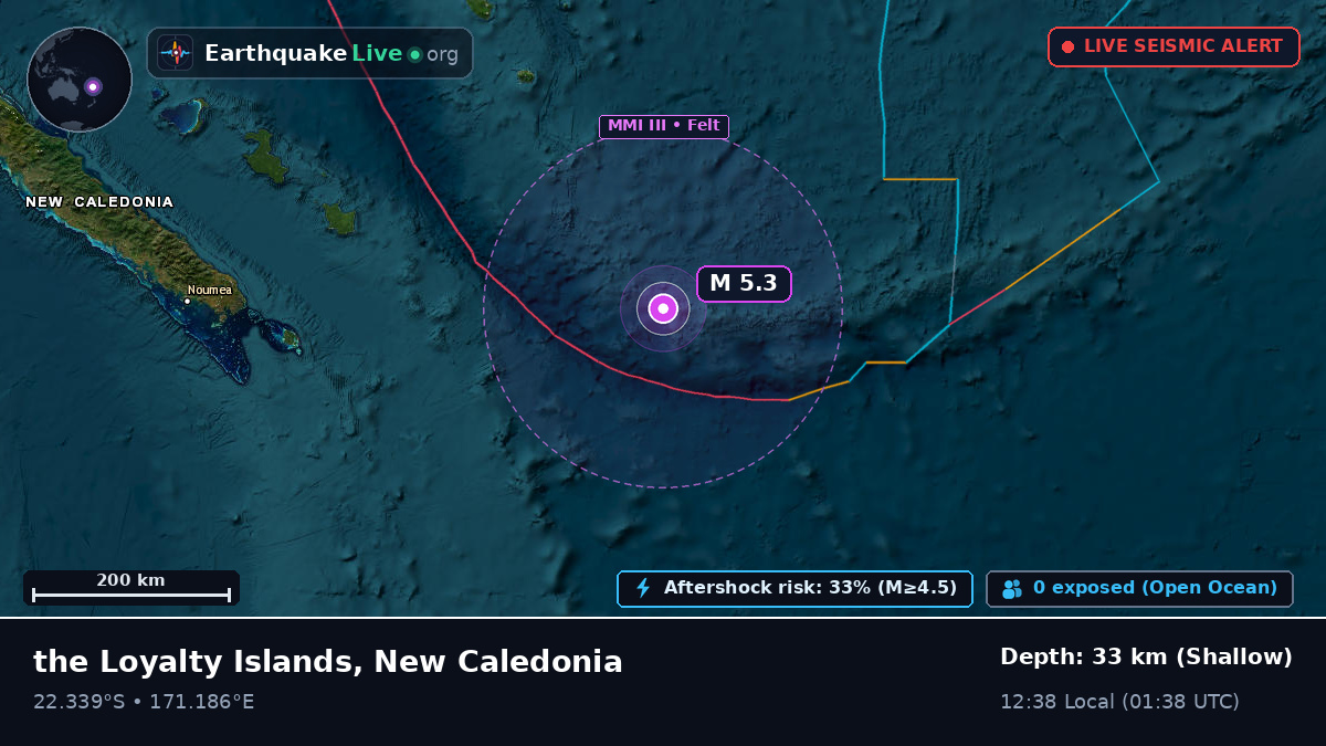 South Pacific Ocean (New Caledonia)