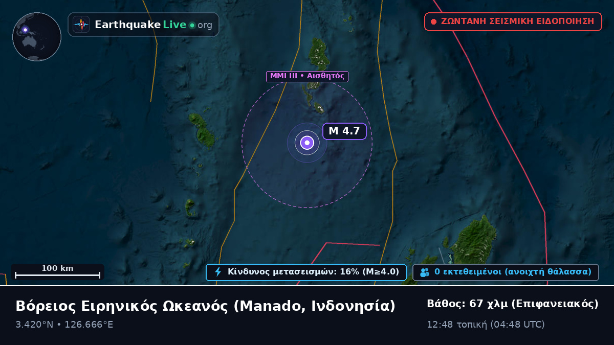 Βόρειος Ειρηνικός Ωκεανός (Ινδονησία)
