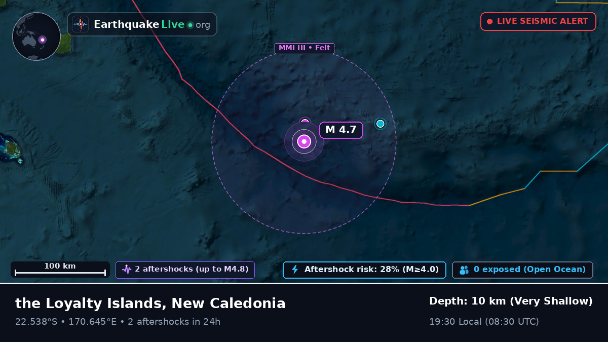 South Pacific Ocean (New Caledonia)