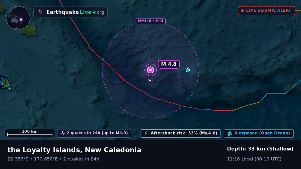 South Pacific Ocean (New Caledonia)