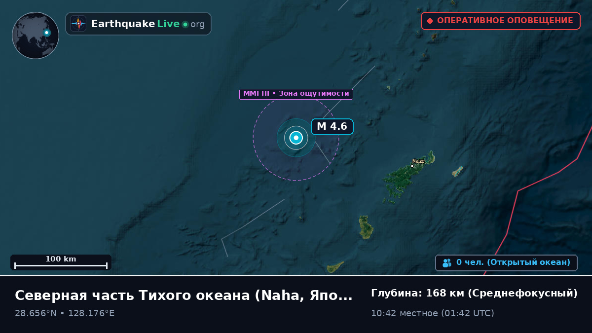 Северная часть Тихого океана (Япония)