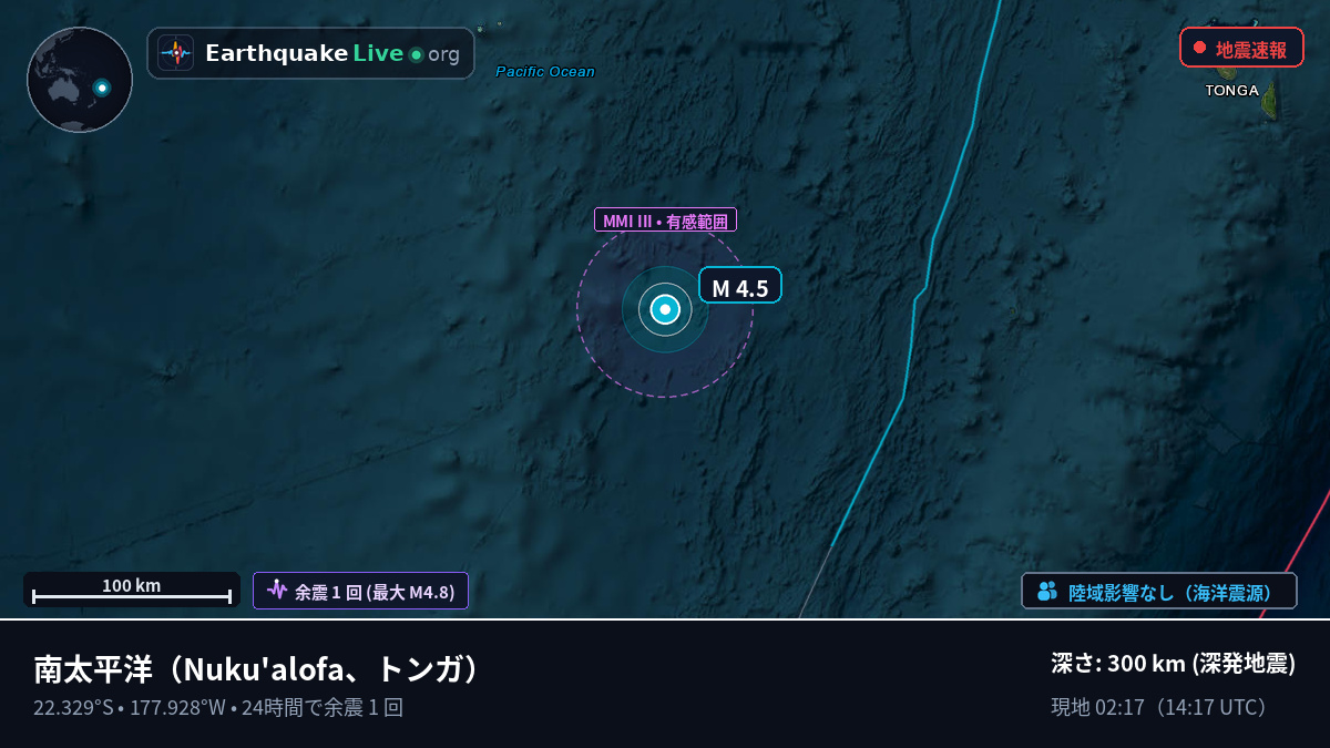南太平洋 (トンガ)