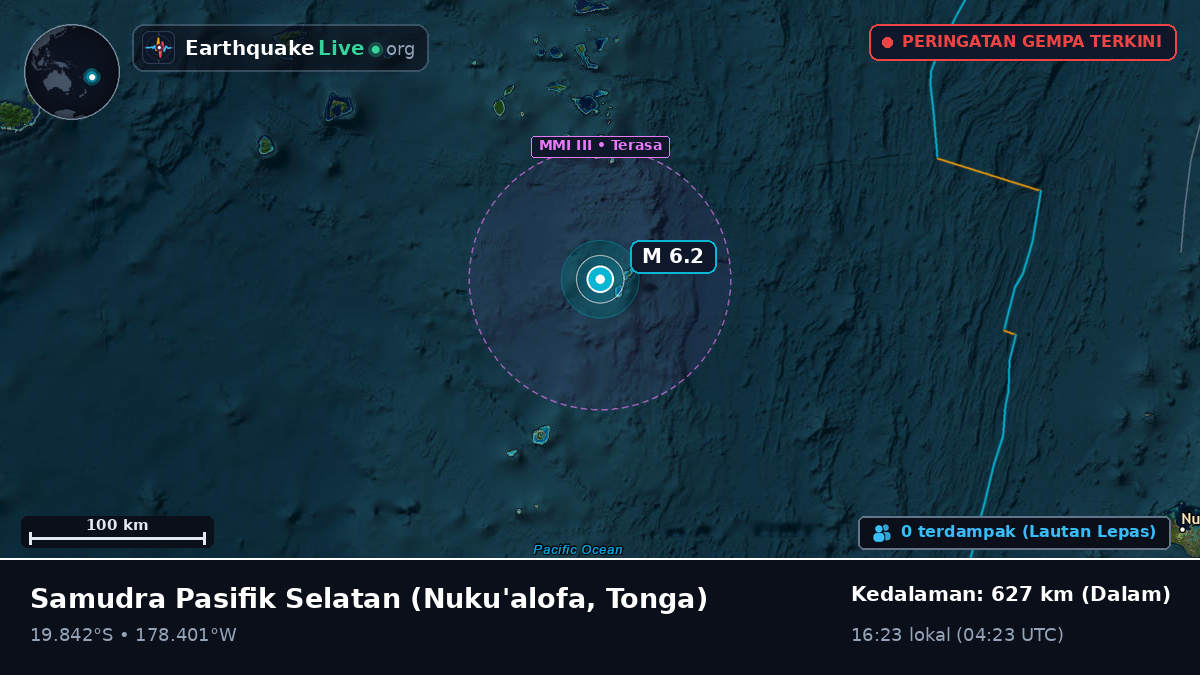 Samudra Pasifik Selatan (Tonga)