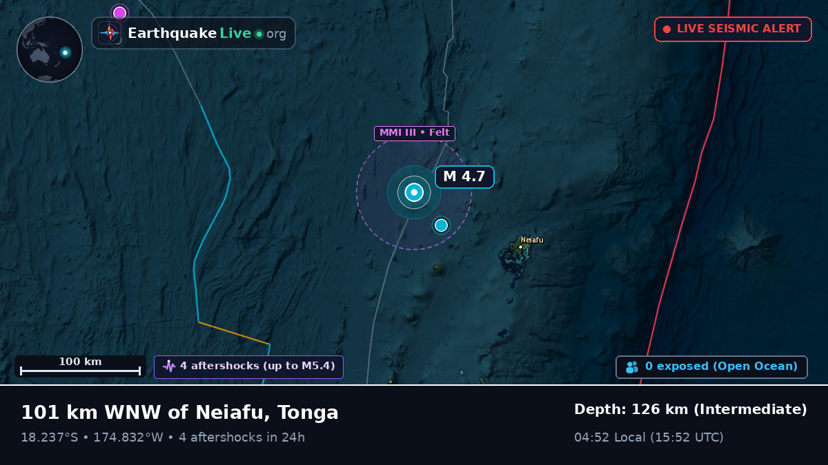 Off the coast of Neiafu, Tonga