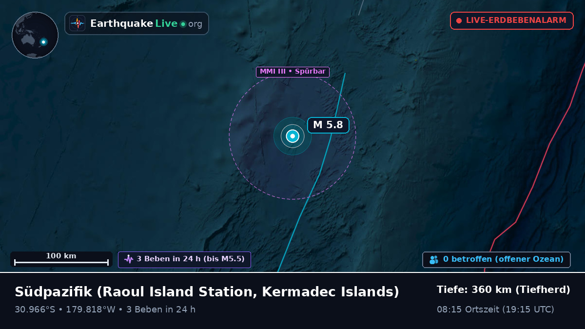 Südpazifik (Kermadec Islands)