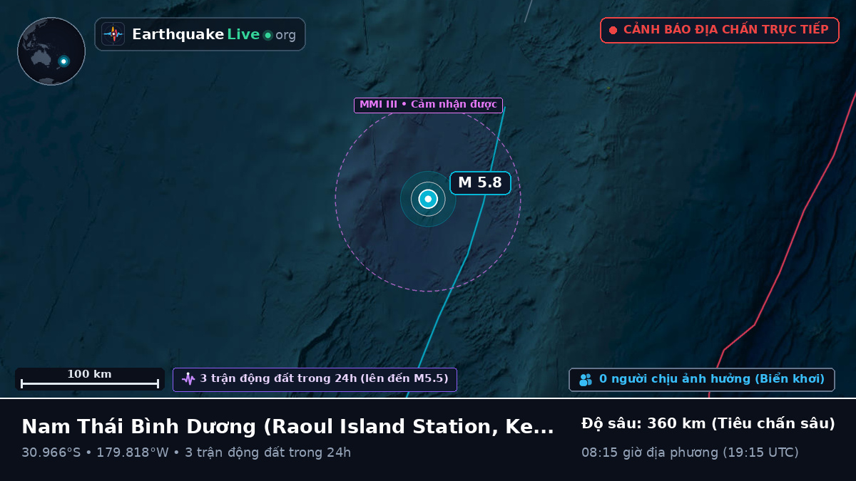 Nam Thái Bình Dương (Kermadec Islands)