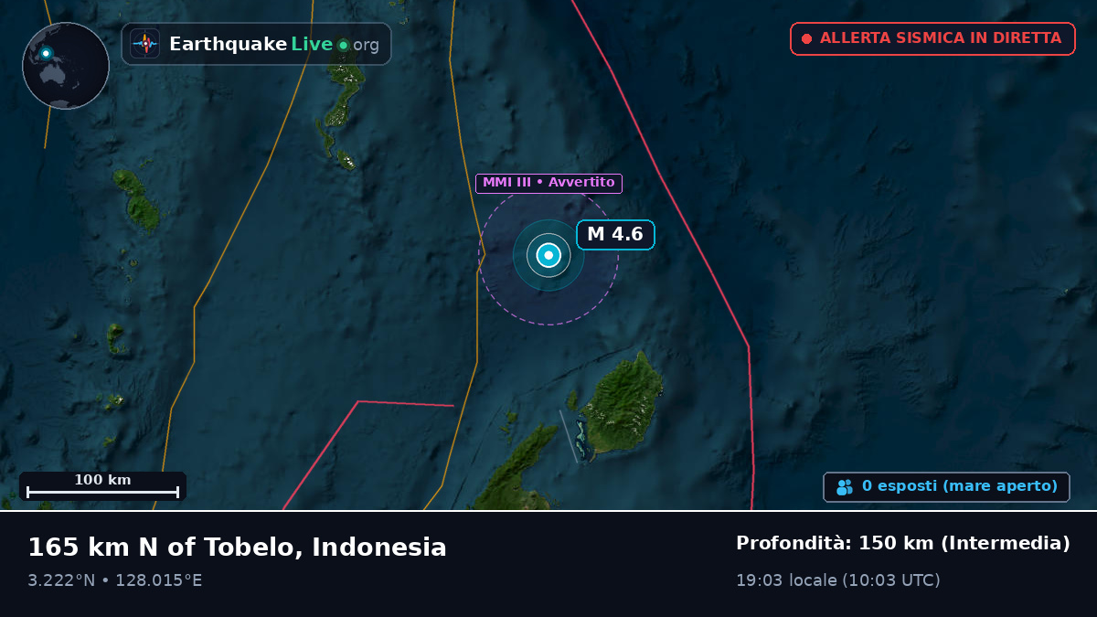 Oceano Pacifico settentrionale (Indonesia)