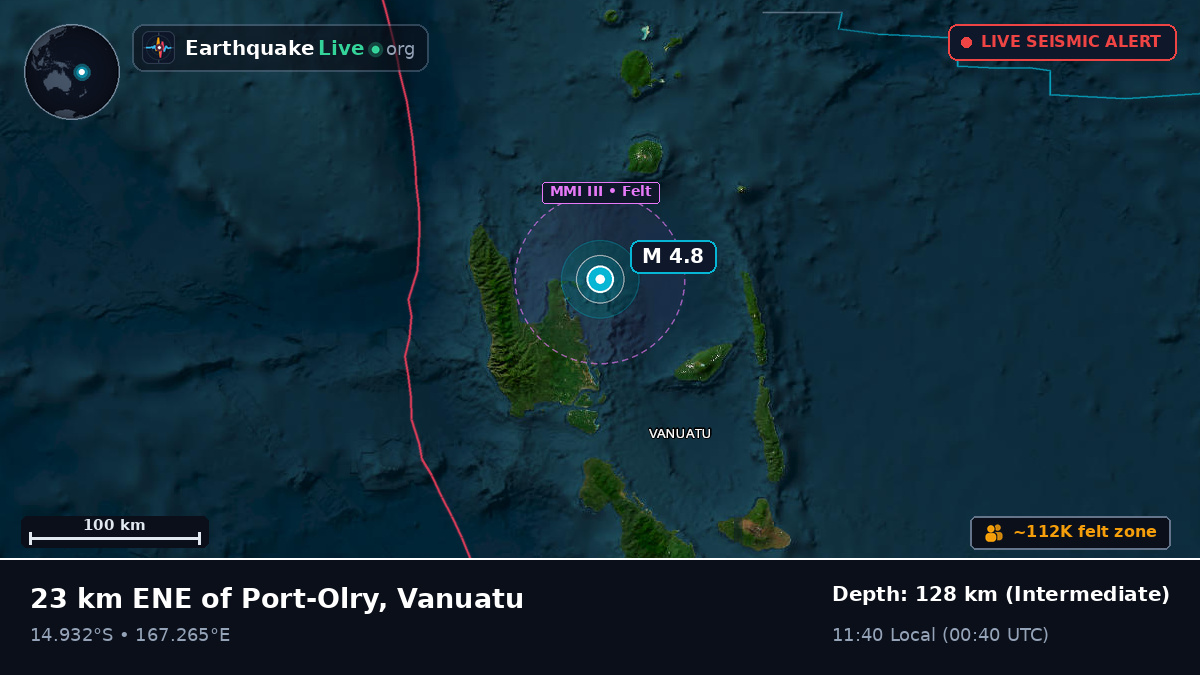 Off the coast of Luganville, Vanuatu