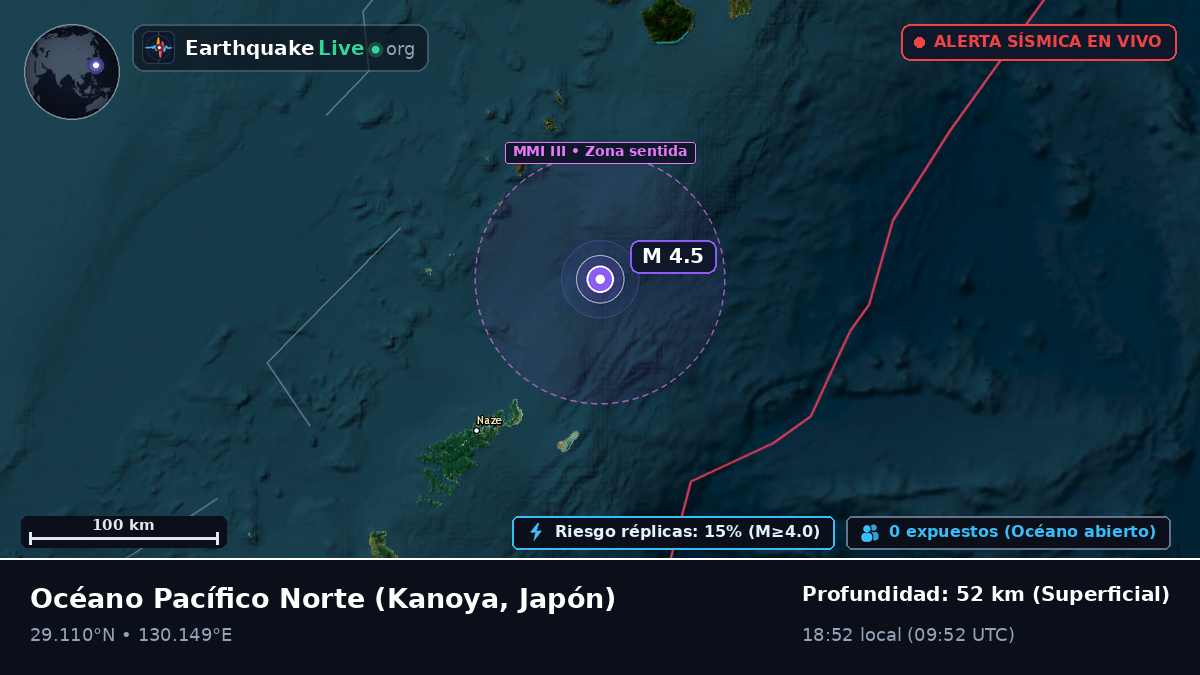 Océano Pacífico Norte (Japón)