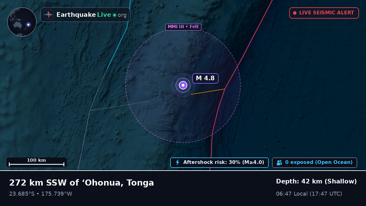South Pacific Ocean (Tonga)