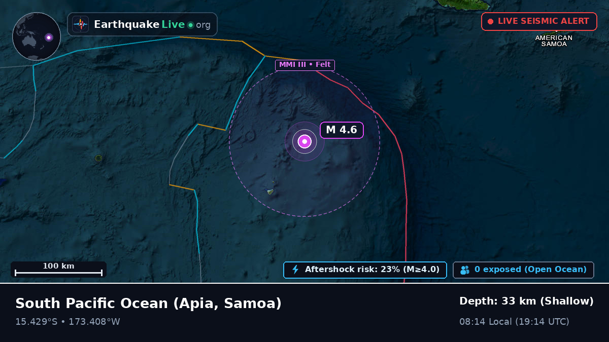 South Pacific Ocean (Samoa)