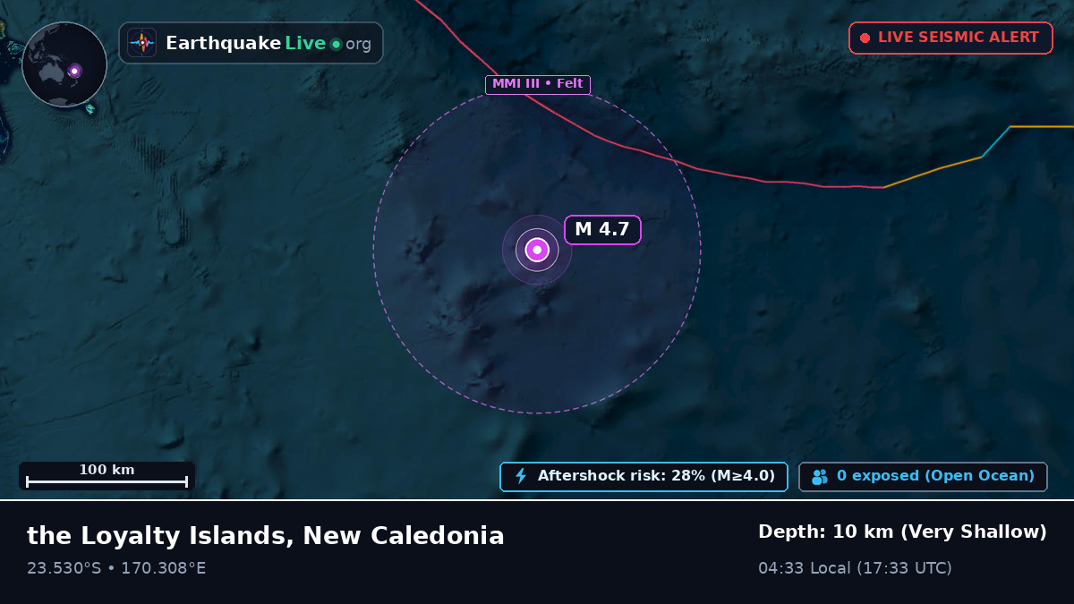 South Pacific Ocean (New Caledonia)