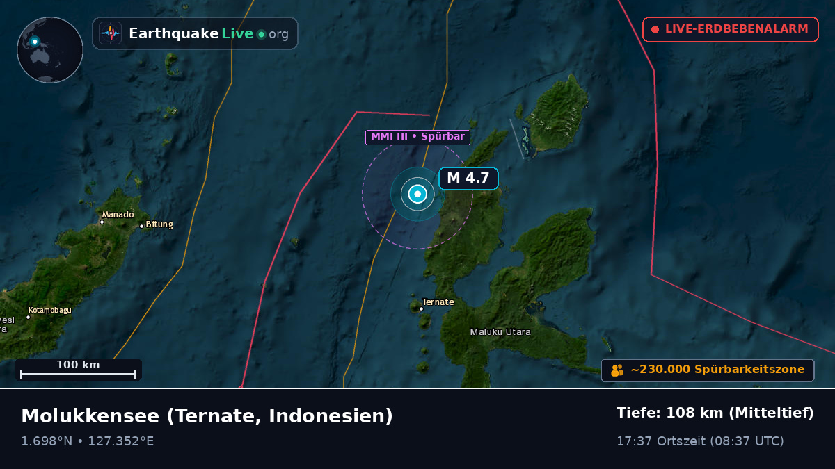Molukkensee (Indonesien)