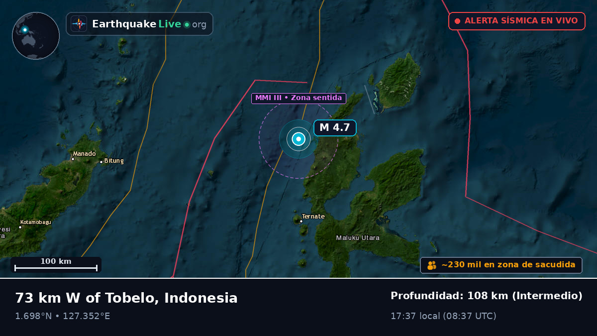 Mar de Molucas (Indonesia)