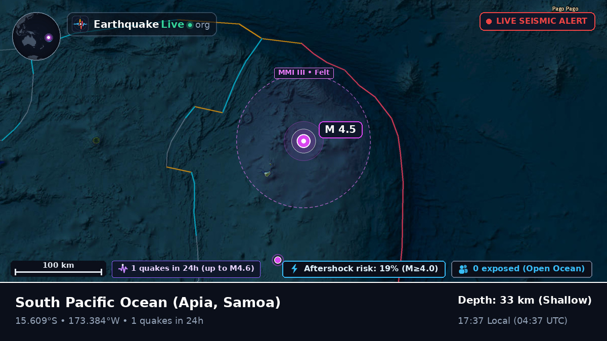 South Pacific Ocean (Samoa)