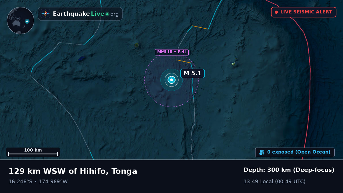 South Pacific Ocean (Tonga)