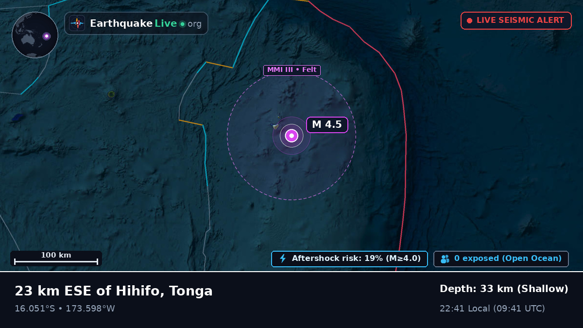 South Pacific Ocean (Tonga)