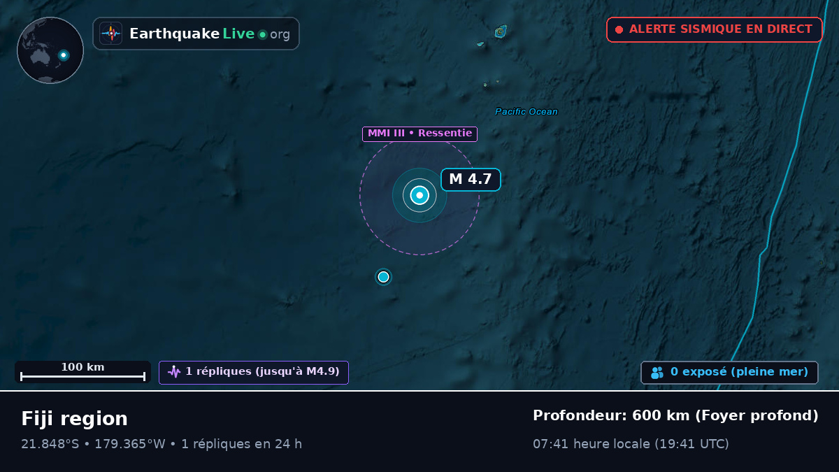 Océan Pacifique Sud (Tonga)