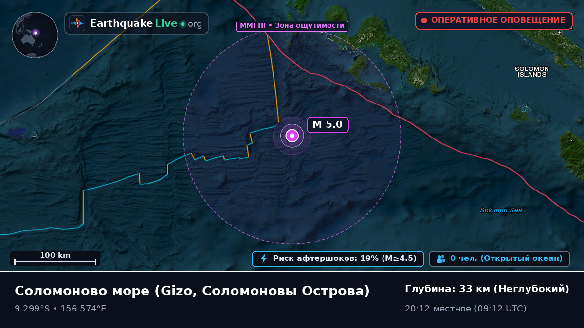 Соломоново море (Соломоновы Острова)