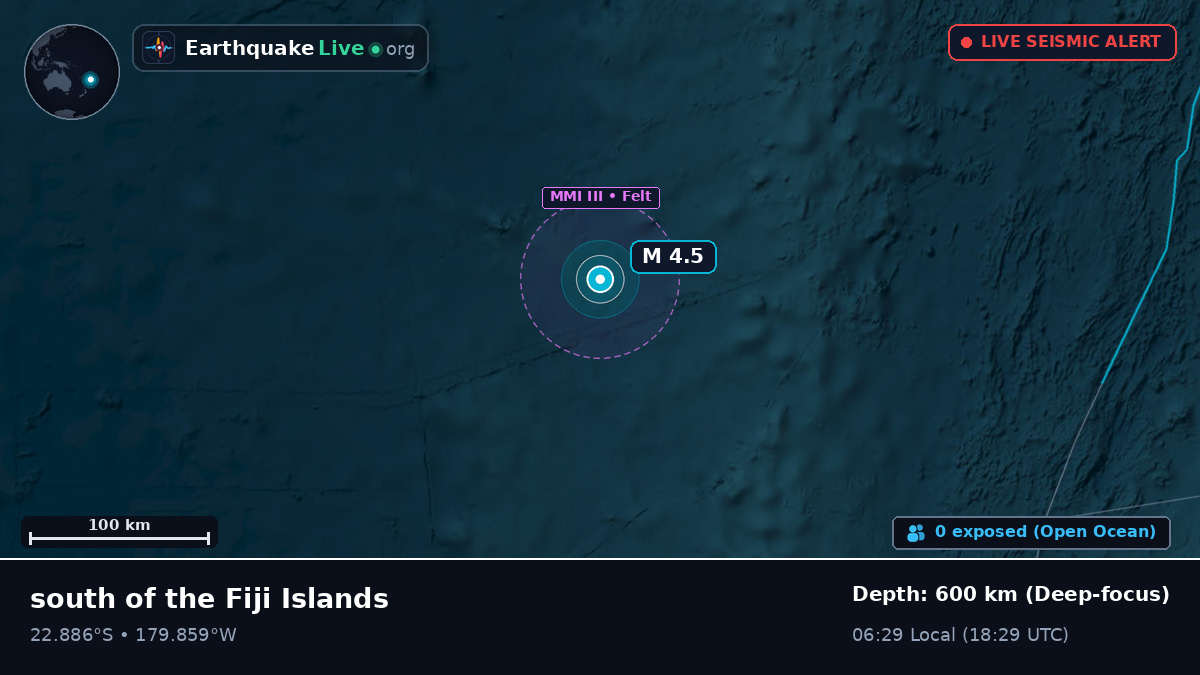South Pacific Ocean (Tonga)