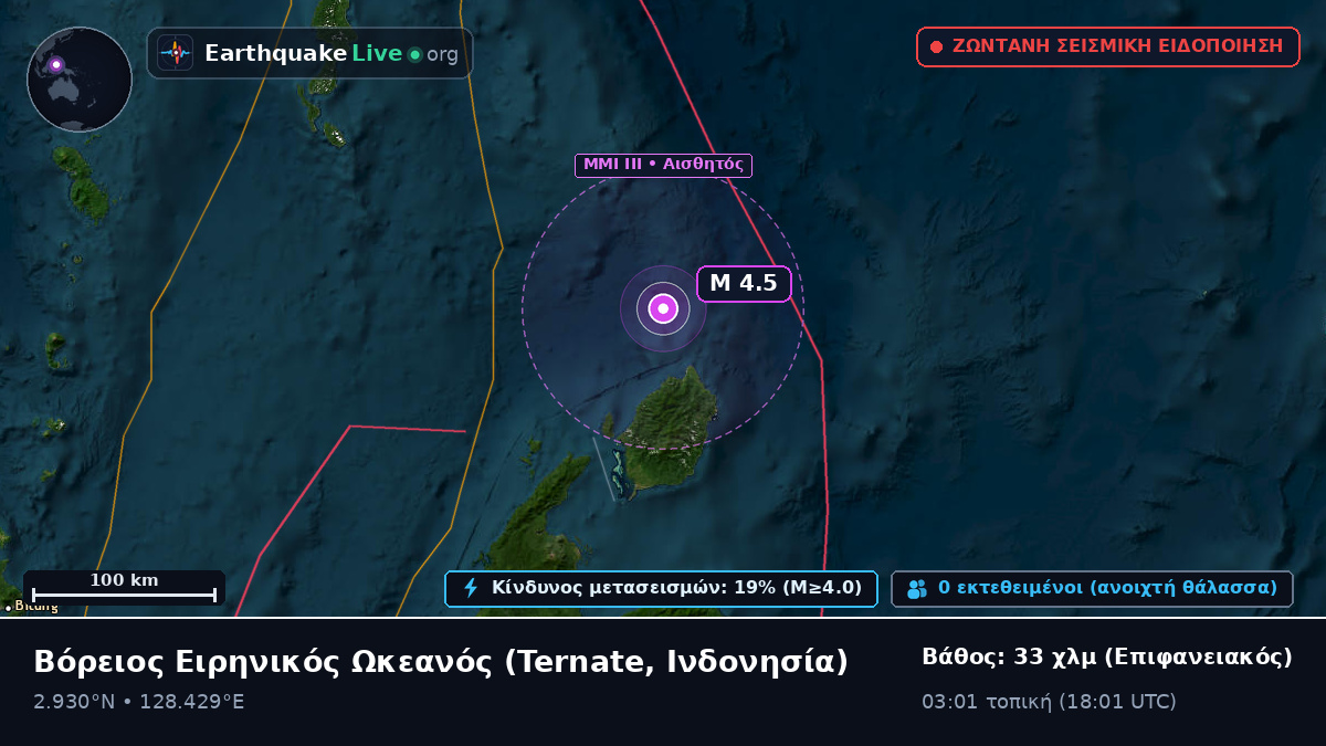 Βόρειος Ειρηνικός Ωκεανός (Ινδονησία)