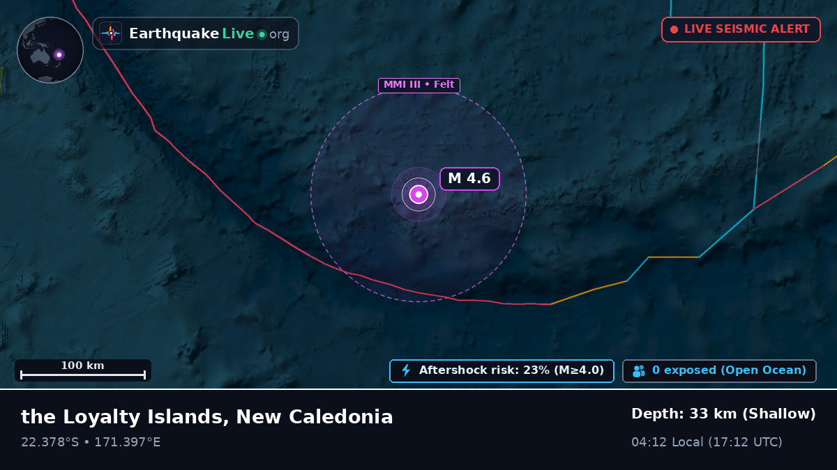 South Pacific Ocean (New Caledonia)