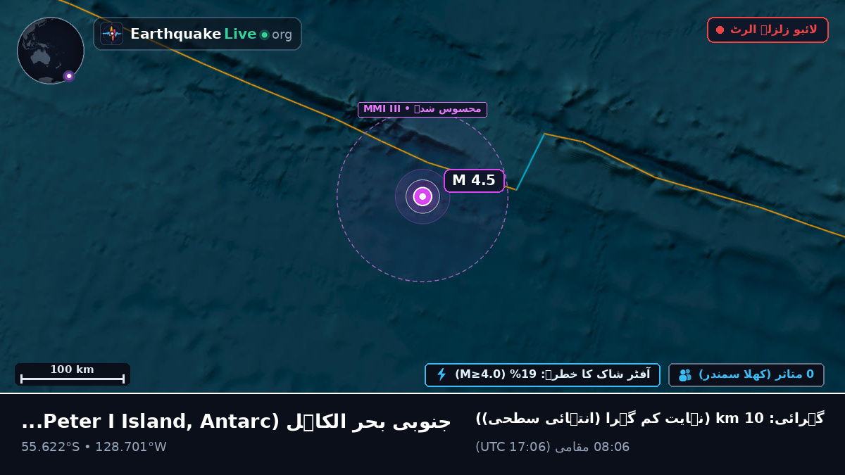 جنوبی بحر الکاہل (Antarctica)