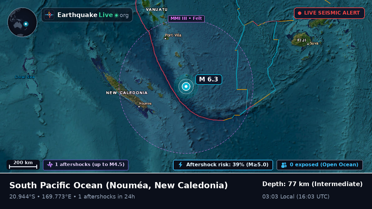 South Pacific Ocean (New Caledonia)