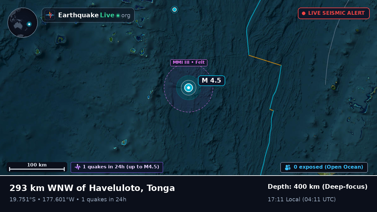 South Pacific Ocean (Tonga)