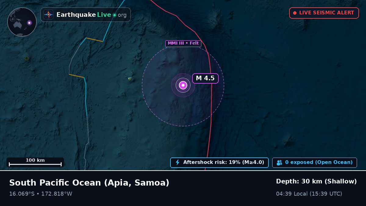 South Pacific Ocean (Samoa)