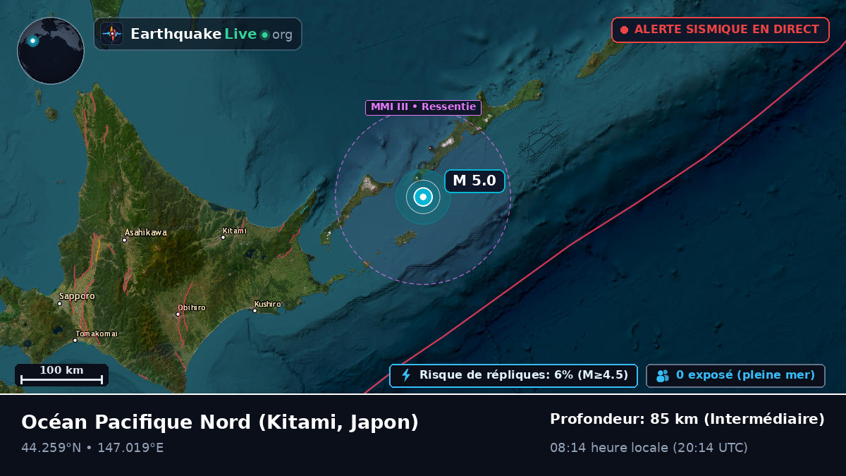 Océan Pacifique Nord (Japon)