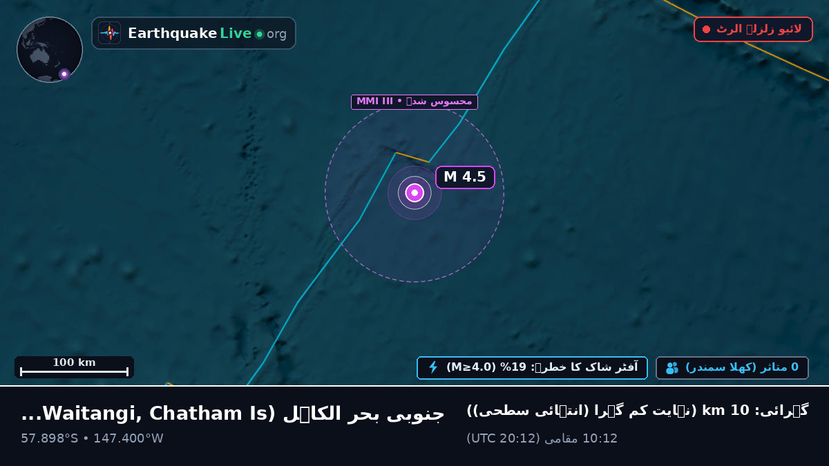 جنوبی بحر الکاہل (Chatham Islands)