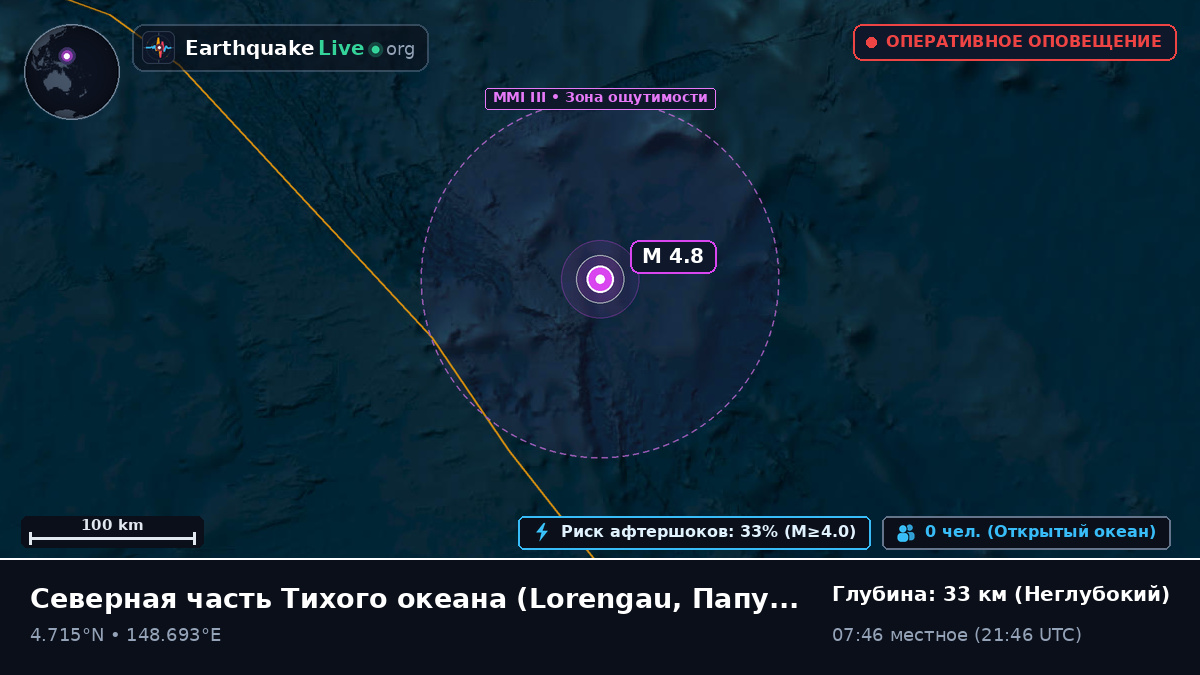 Северная часть Тихого океана (Папуа — Новая Гвинея)