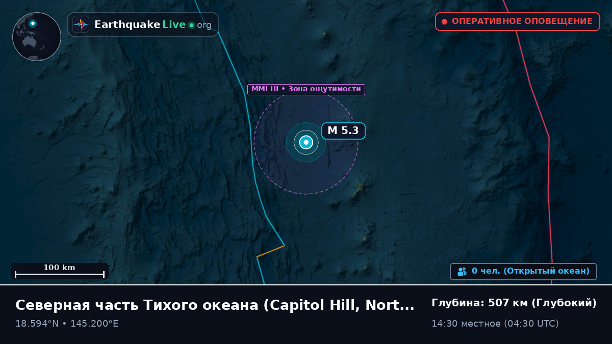 Северная часть Тихого океана (Northern Mariana Islands)