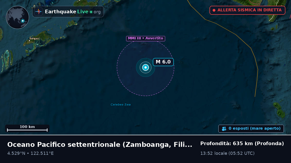 Oceano Pacifico settentrionale (Filippine)
