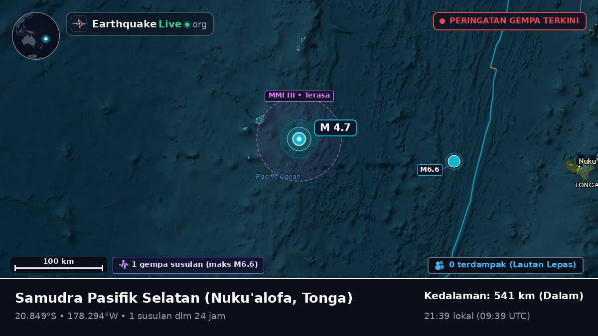 Samudra Pasifik Selatan (Tonga)