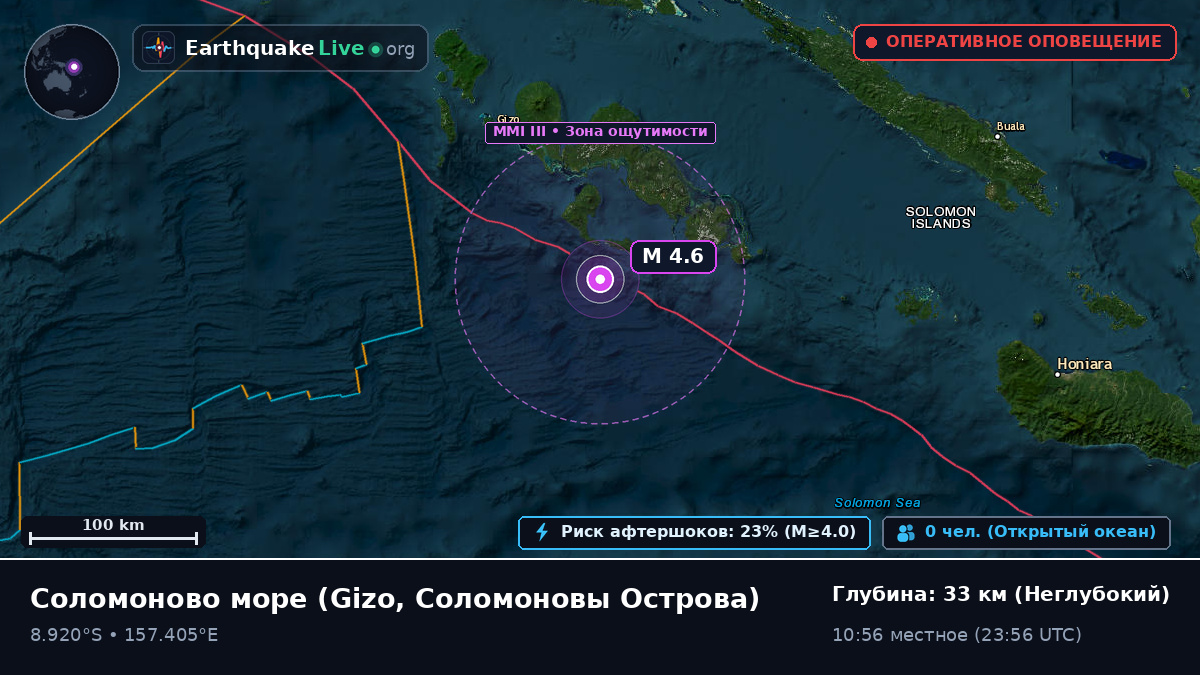Соломоново море (Соломоновы Острова)