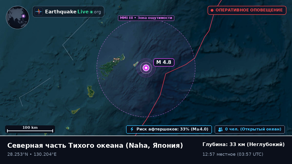 Северная часть Тихого океана (Япония)