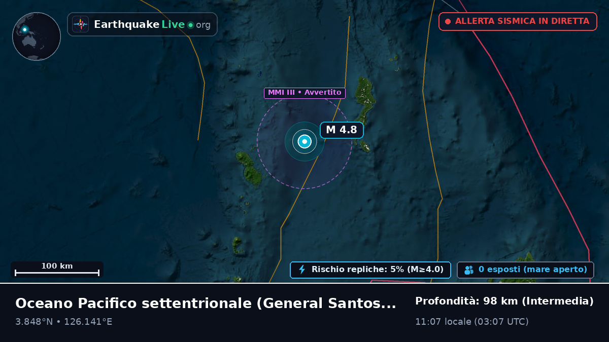 Oceano Pacifico settentrionale (Filippine)