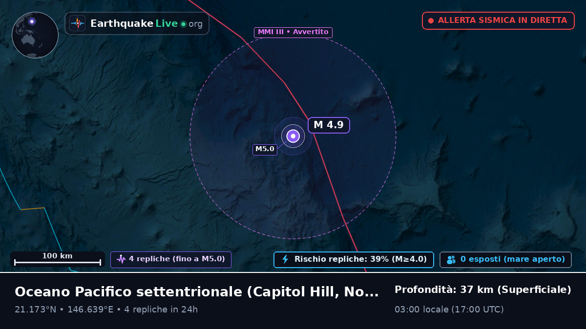 Oceano Pacifico settentrionale (Northern Mariana Islands)