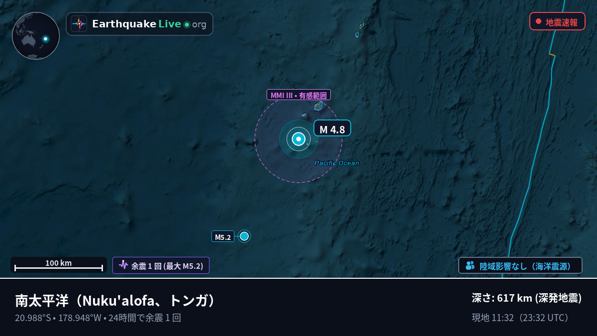 南太平洋 (トンガ)