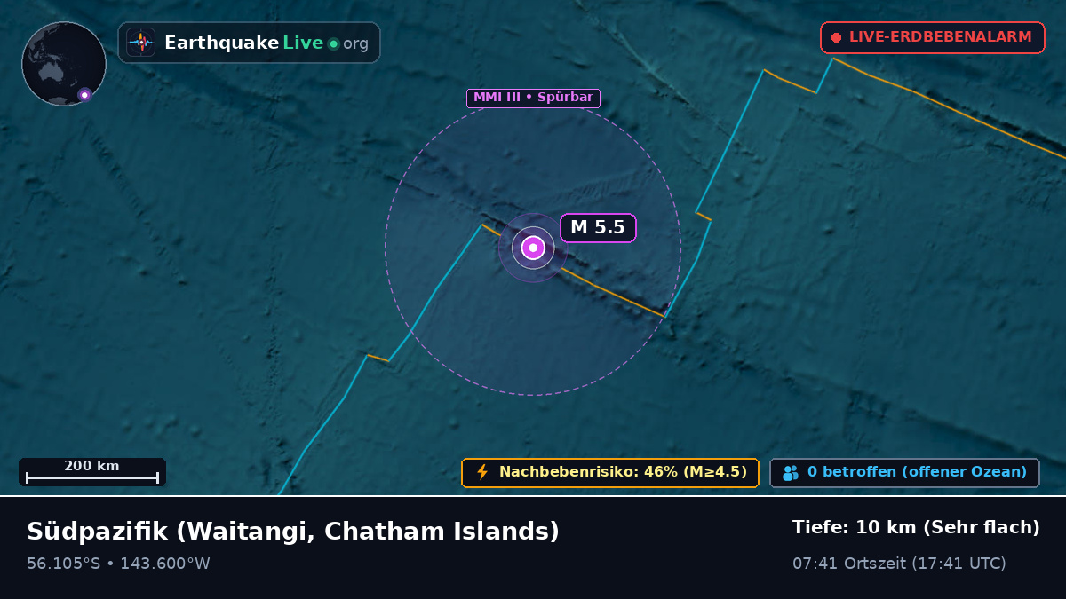 Südpazifik (Chatham Islands)