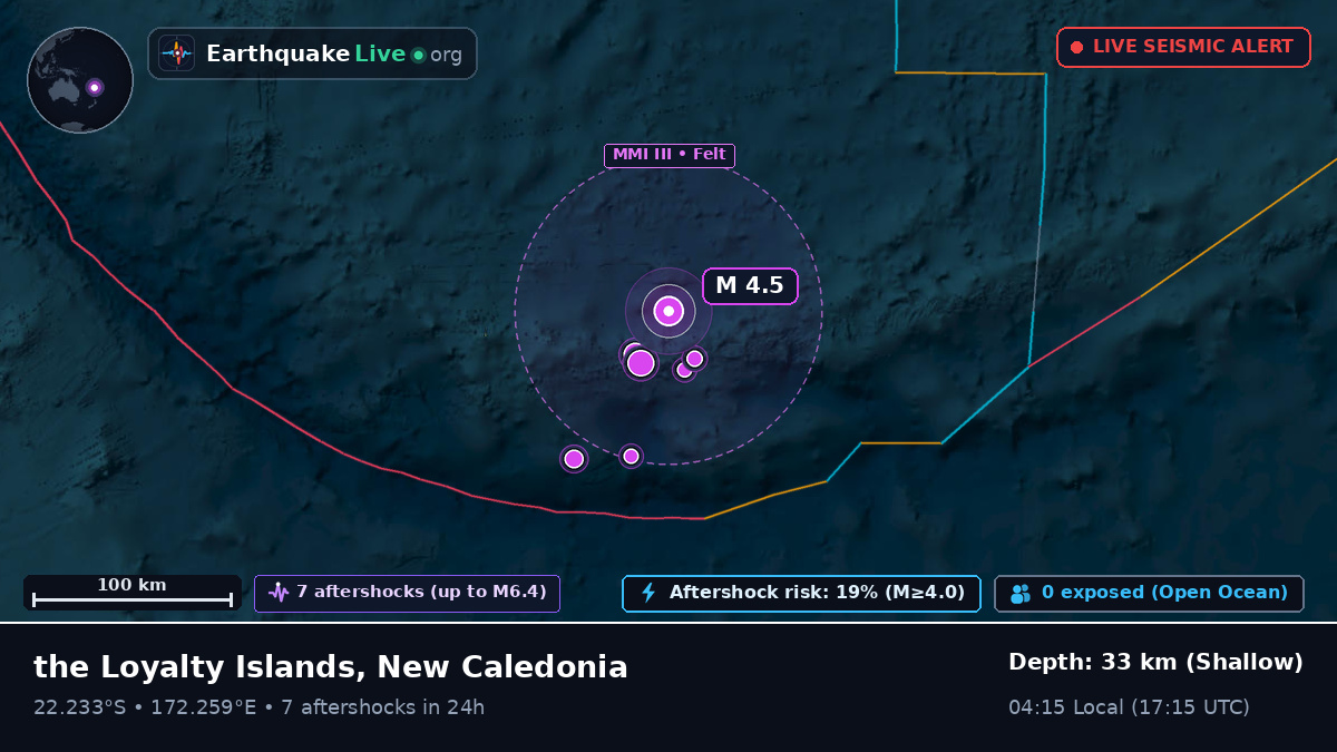 South Pacific Ocean (New Caledonia)
